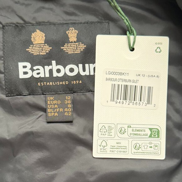 Barbour Otterburn Gillet Vest - US 8 - NWT - Picture 10 of 10